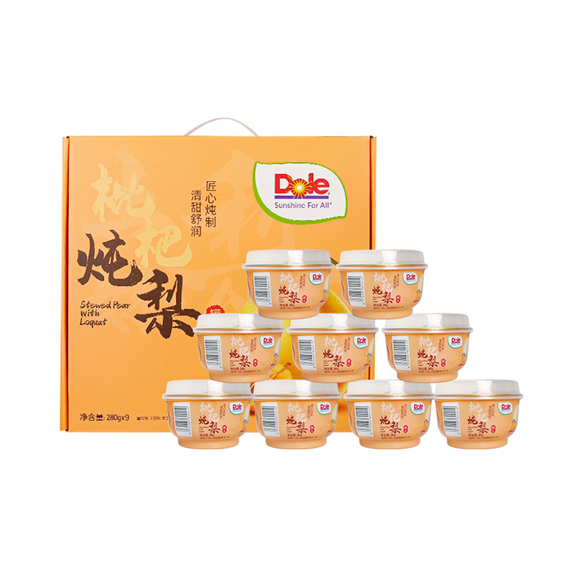 【Dole都乐枇杷炖梨280g】匠心炖制清甜不腻滋补养生适合全家享用