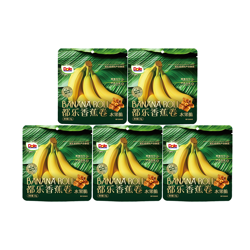 【Dole都乐香蕉卷35g】水果脆零食健康美味办公室休闲小吃
