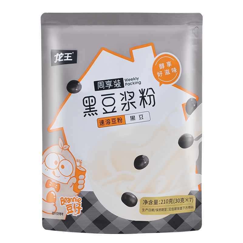 龙王黑豆浆粉速溶210g