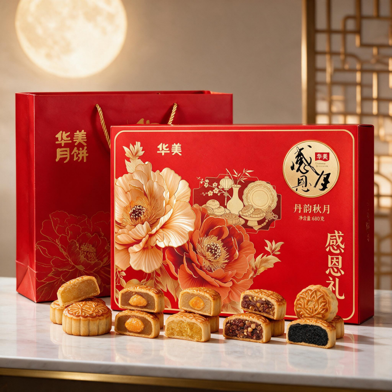 正品华美月饼多规格代发批发团购（联系客服定制价格）