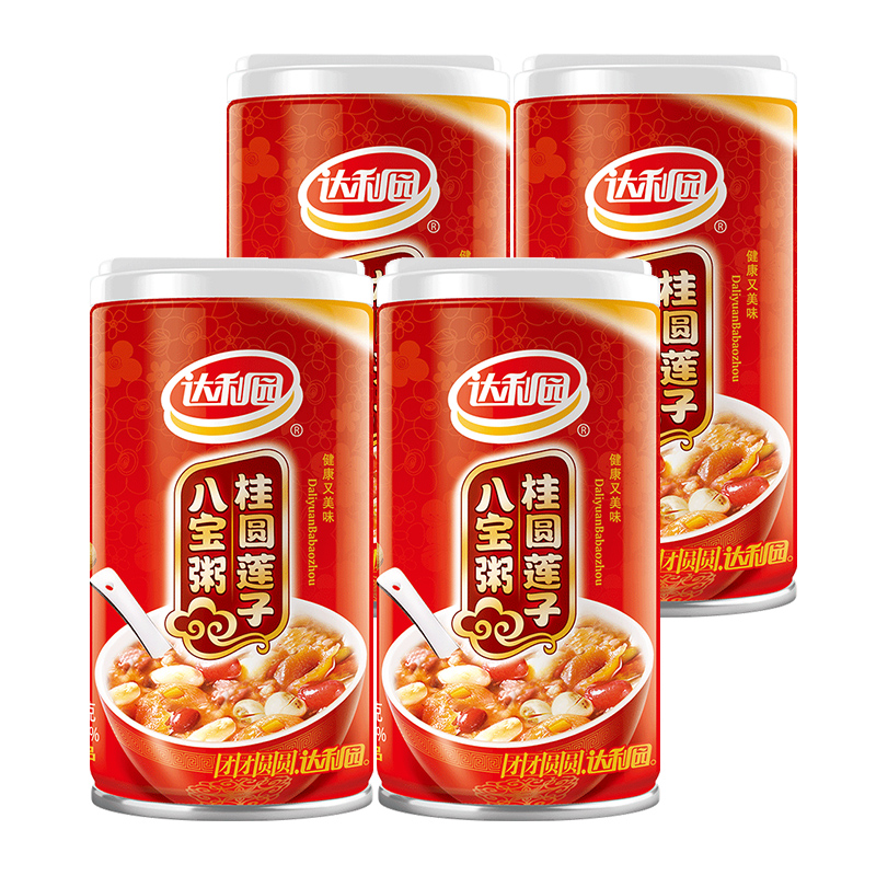 达利园桂圆莲子八宝粥360g*4罐