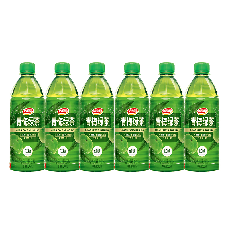 达利园低糖青梅绿茶500ml*6瓶