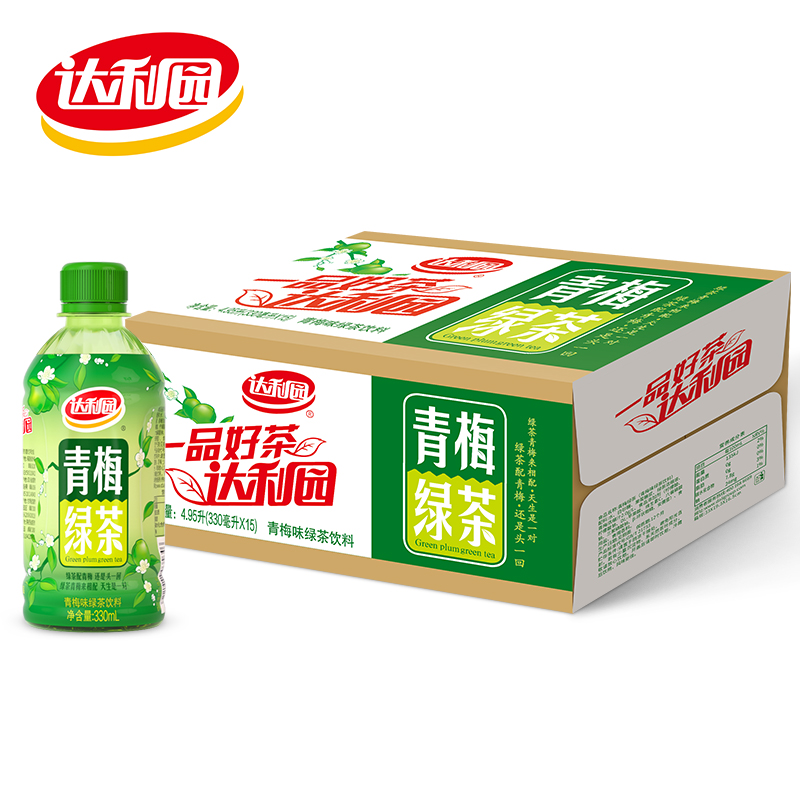 达利园青梅绿茶330ml*15瓶