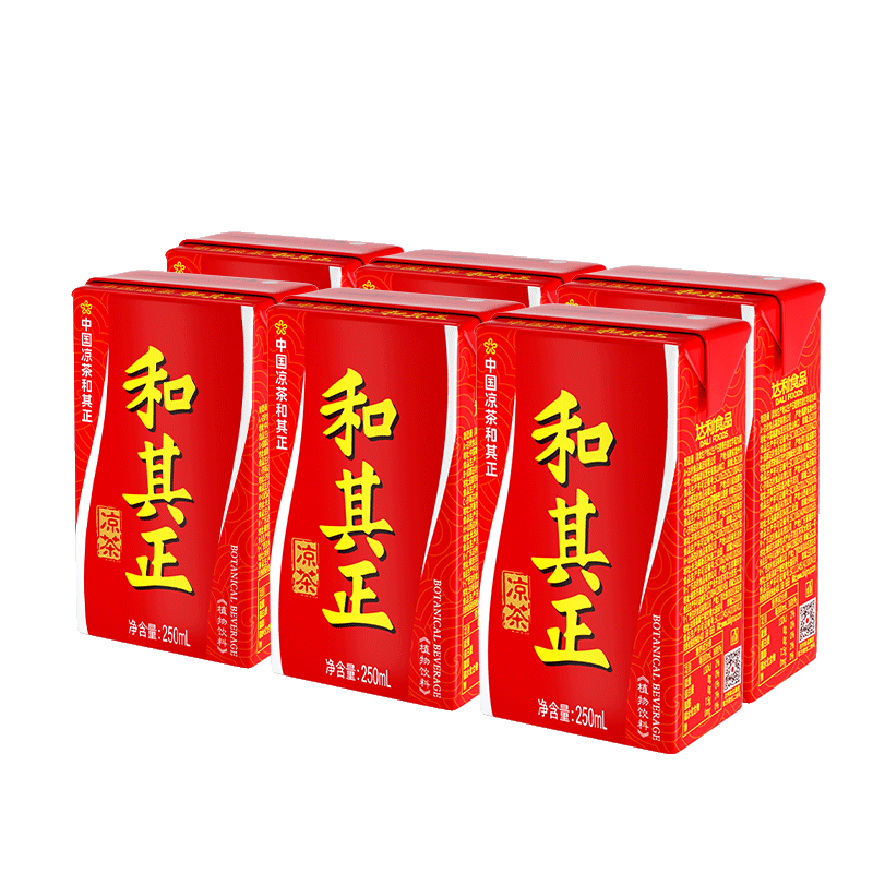 和其正凉茶250ml*6瓶