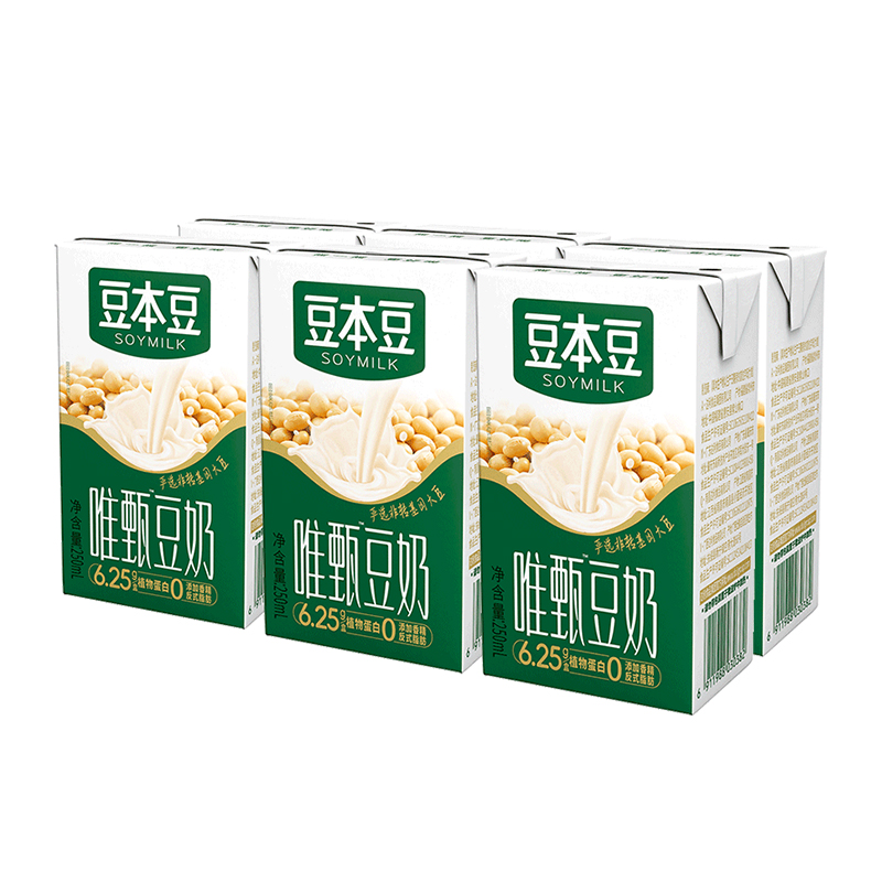 豆本豆唯甄原味250ml*6盒