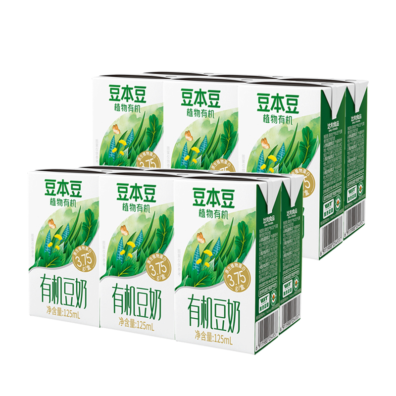 豆本豆有机豆奶125ml*6盒*2组