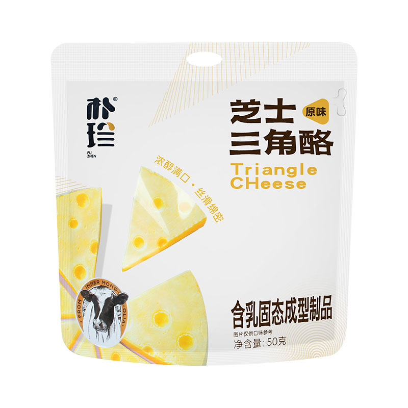 朴珍内蒙古 芝士三角酪50g原味蓝莓味奶酪块儿童休闲零食品奶制品