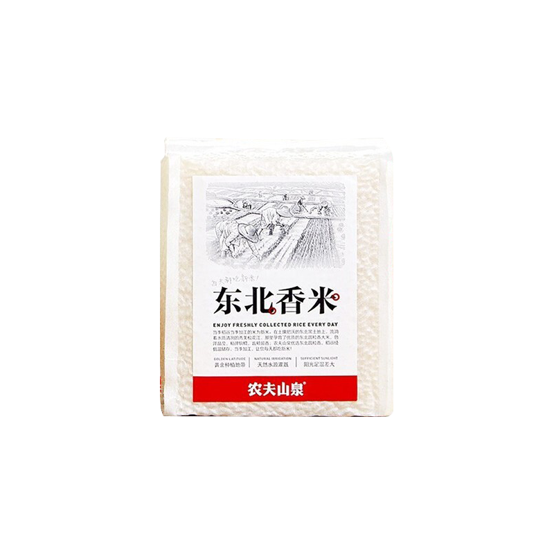 农夫山泉东北香米500g当季新鲜一级大米真空锁鲜小包装
