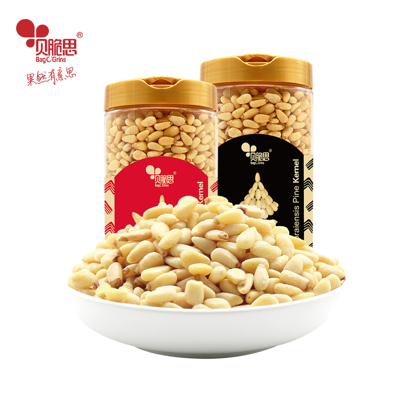 贝脆思 PET罐红松籽仁500——红罐500g