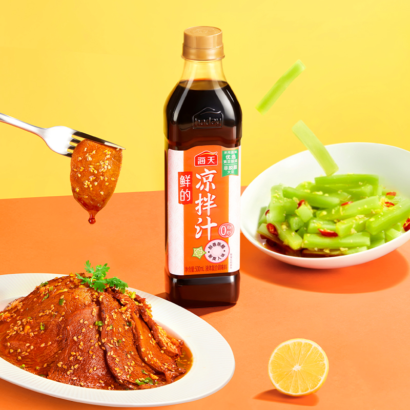 海天鲜的凉拌汁500mL1.28L夏日必备美食助手