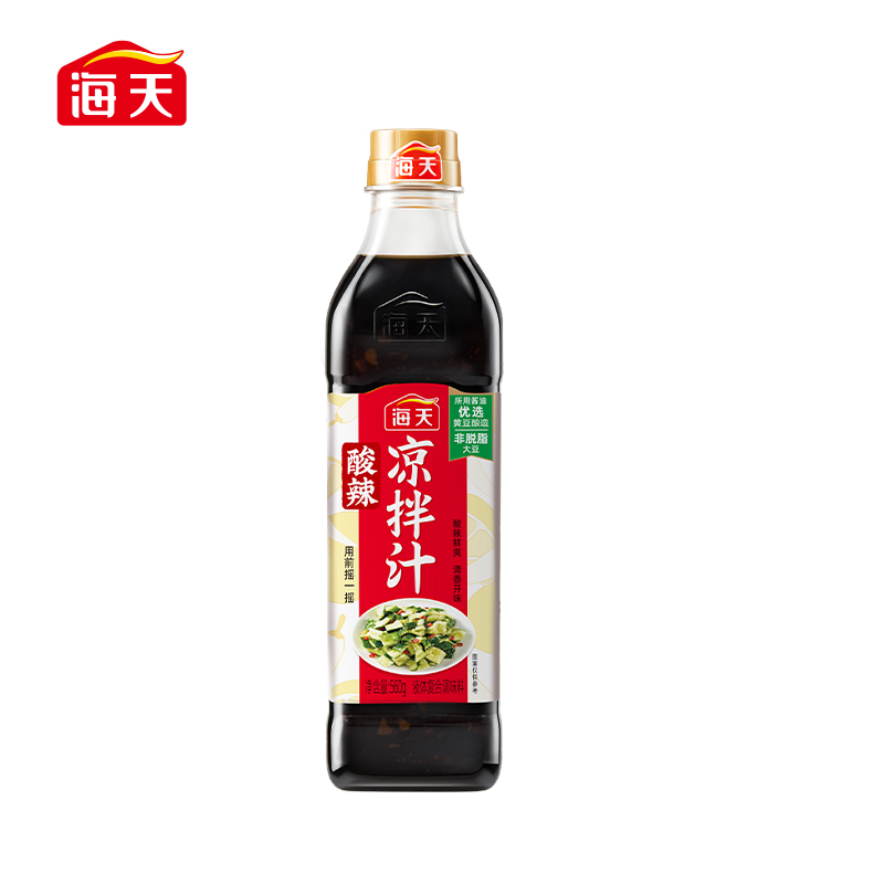 海天酸辣凉拌汁560g酸爽清香开胃