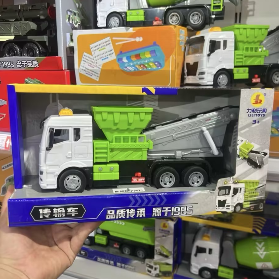 【力利玩具惯性车】儿童工程车惯性行驶灯光音效男孩玩具