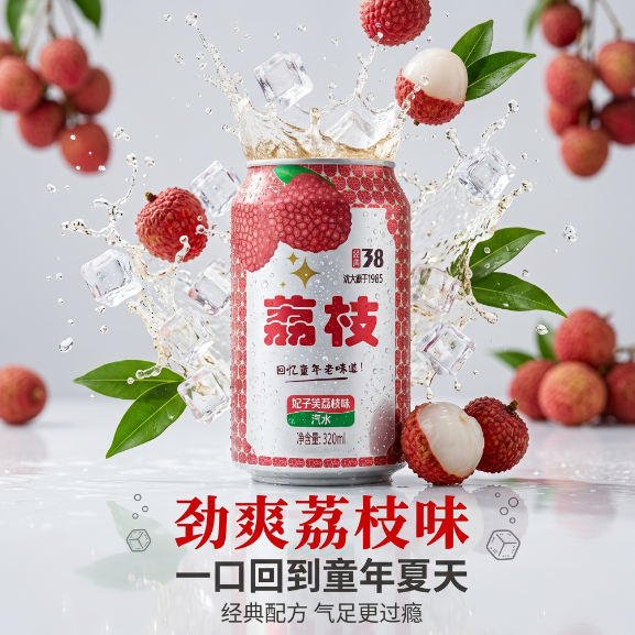 经典荔枝汽水 童年老味道 原汁原味 超高性价比首选