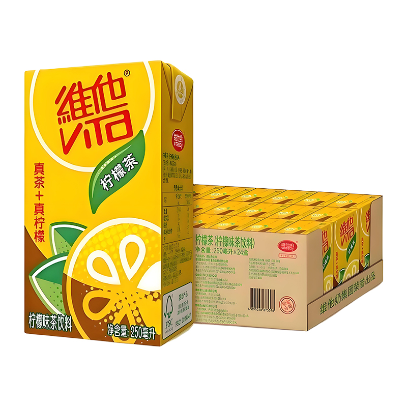控价55.9 维他原味柠檬茶250ml *24盒