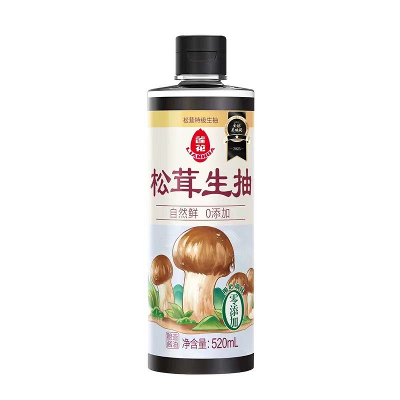 【莲花松茸生抽520ml】