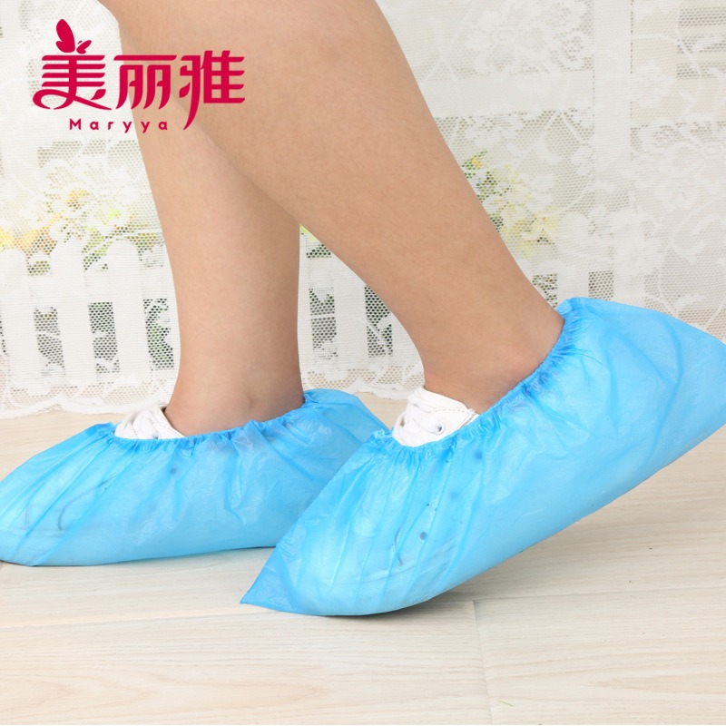 【美丽雅一次性鞋套2包装共200只】鞋套韧性强不易破脚套