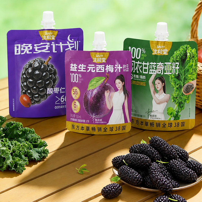 【生和堂益生元西梅汁120ml】植物饮品助消化适合上班族日常饮用