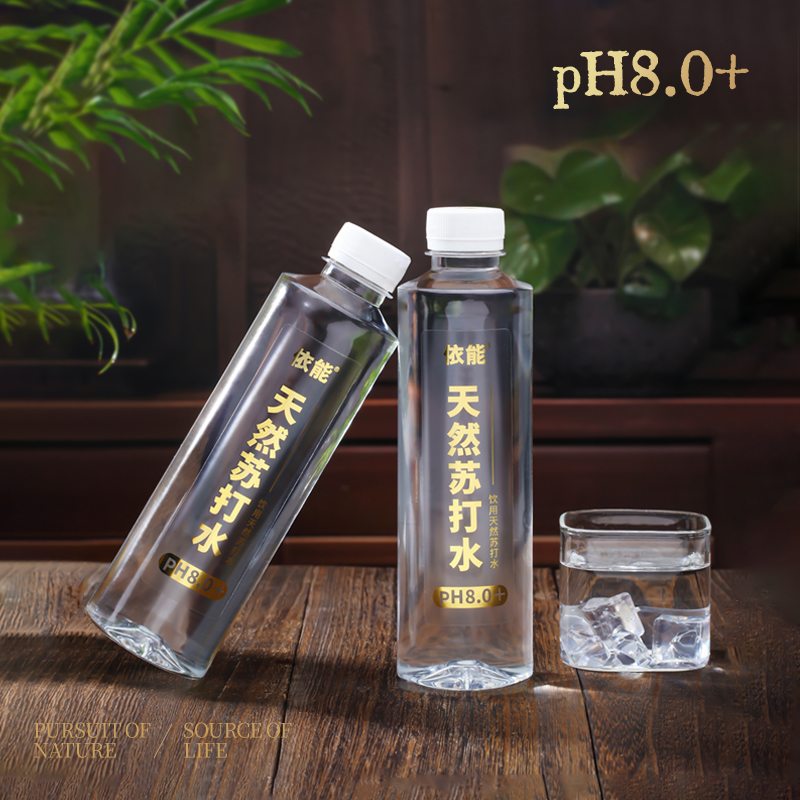 依能 天然苏打水无糖0脂0卡弱碱性无添加 400ml*15瓶整箱装