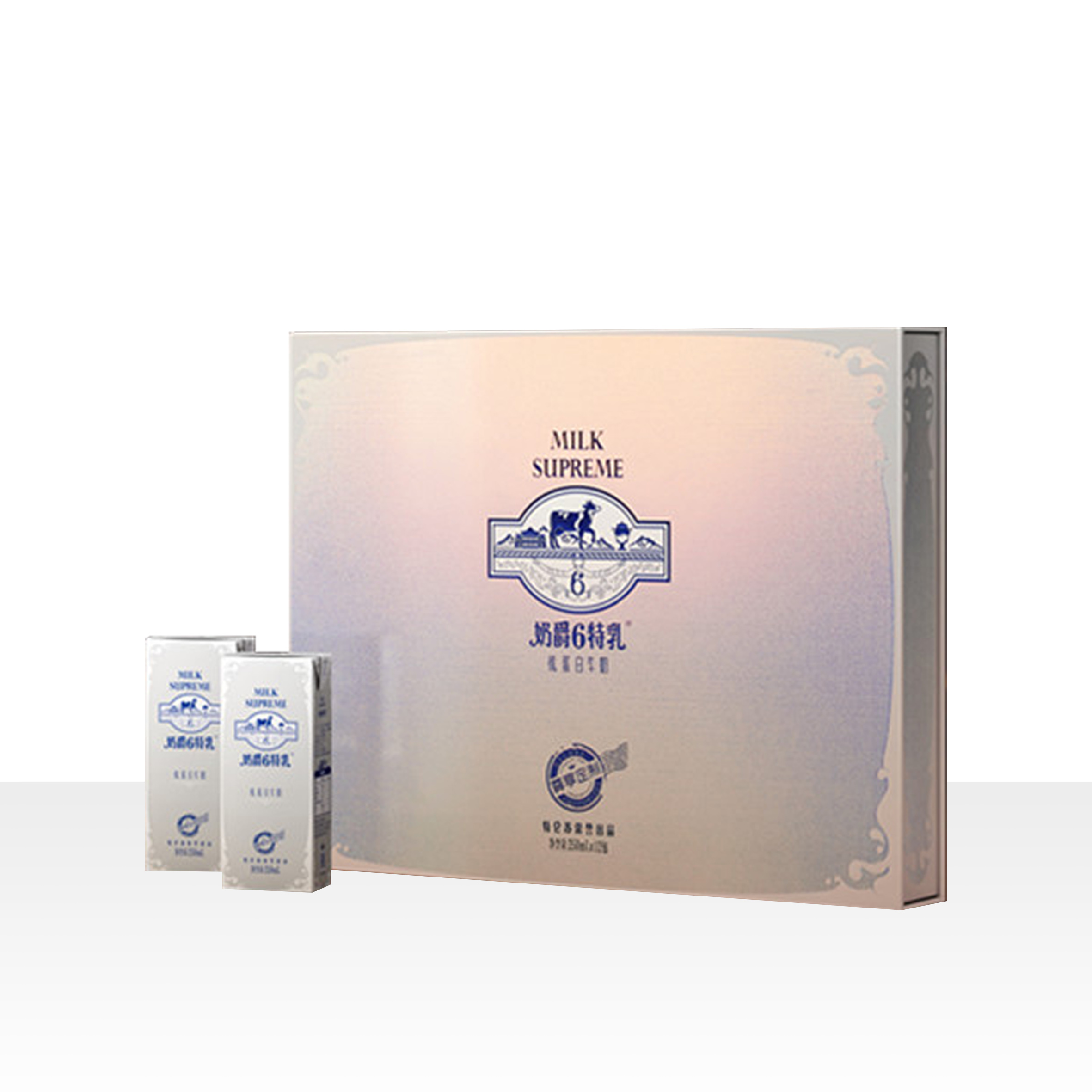 特仑苏奶爵6特乳优蛋白牛奶利乐包250ml×12包