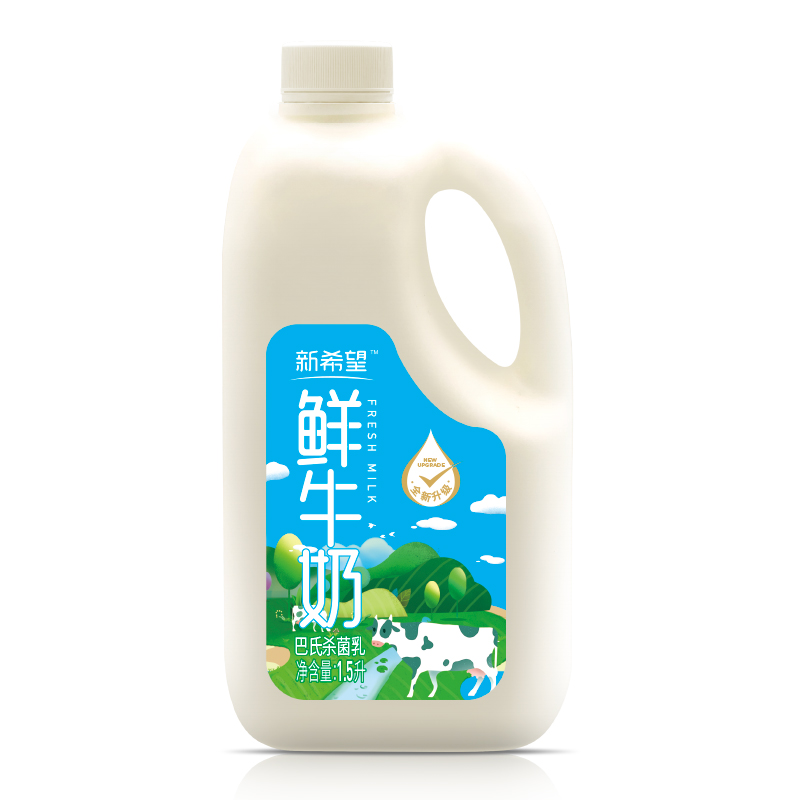 【新希望鲜牛奶1.5升】巴氏杀菌乳