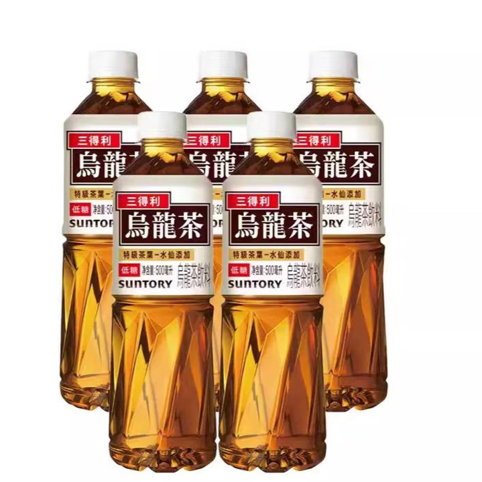 三得利低糖红标乌龙茶网红饮料500ml