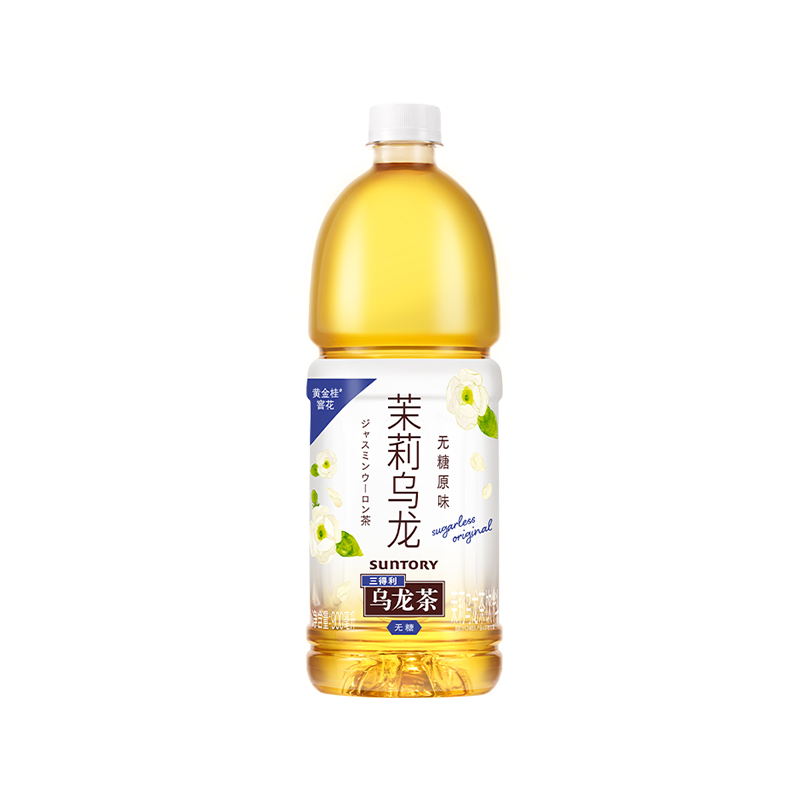 SUNTORY/三得利茉莉乌龙茶900ml*12瓶整箱0脂0糖无糖茶饮料茶饮品