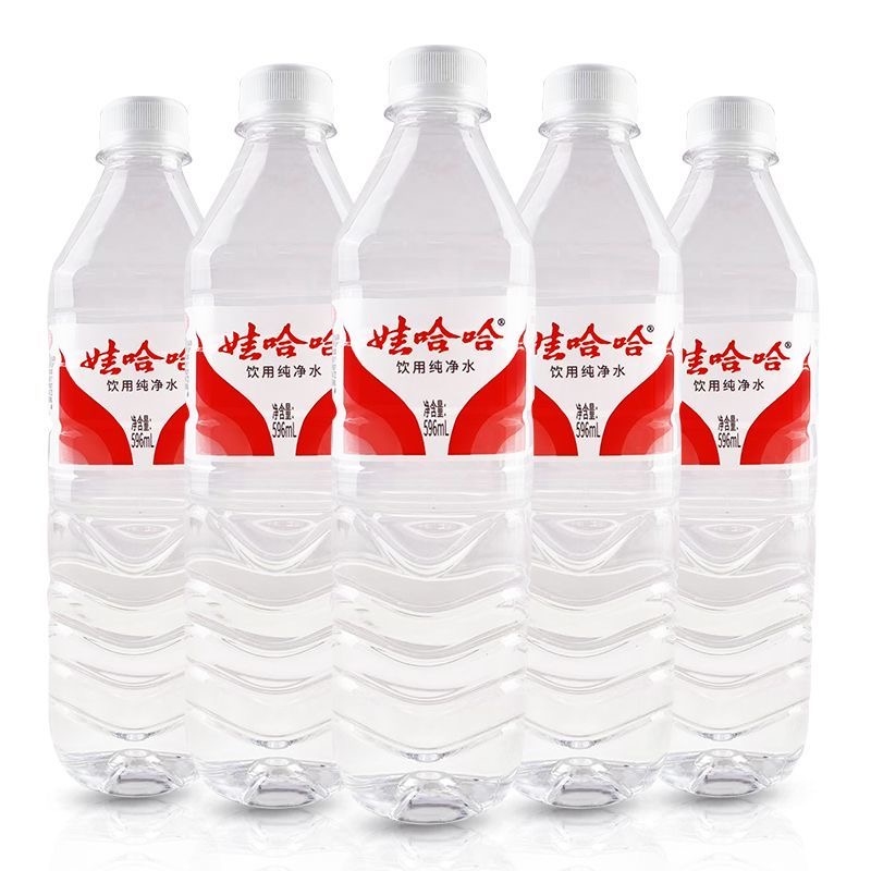 【娃哈哈饮用纯净水596/350ml】瓶装饮用水家庭办公日常饮用