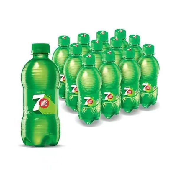 【7喜柠檬味汽水300毫升】碳酸饮料清爽解渴适合聚会畅饮
