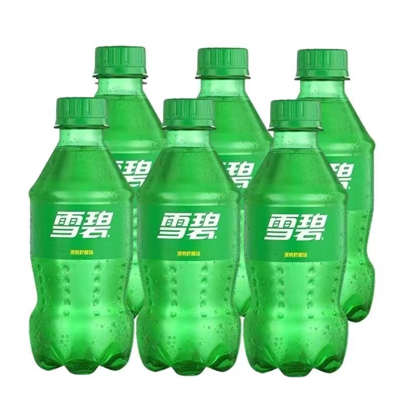 雪碧300ml迷你碳酸饮料汽水无糖雪碧300ml小瓶