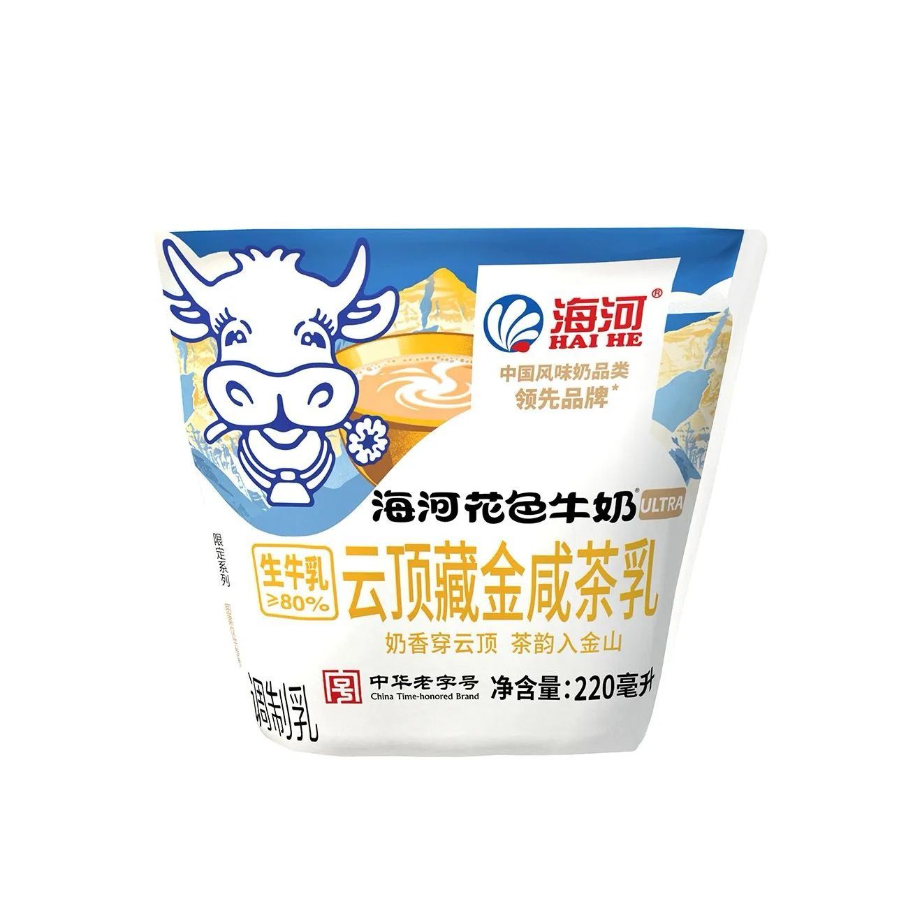 一包装 海河云顶藏金咸乳茶220ml-1袋 遇缺货换等值商品介意勿拍