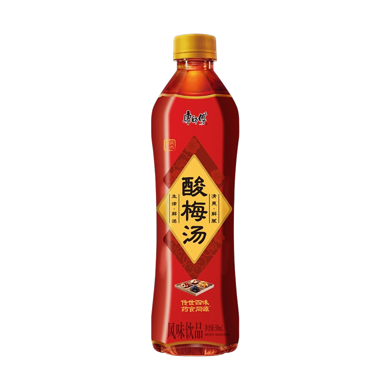 【康师傅酸梅汤500ml】风味饮品清凉解暑家庭装夏季必备