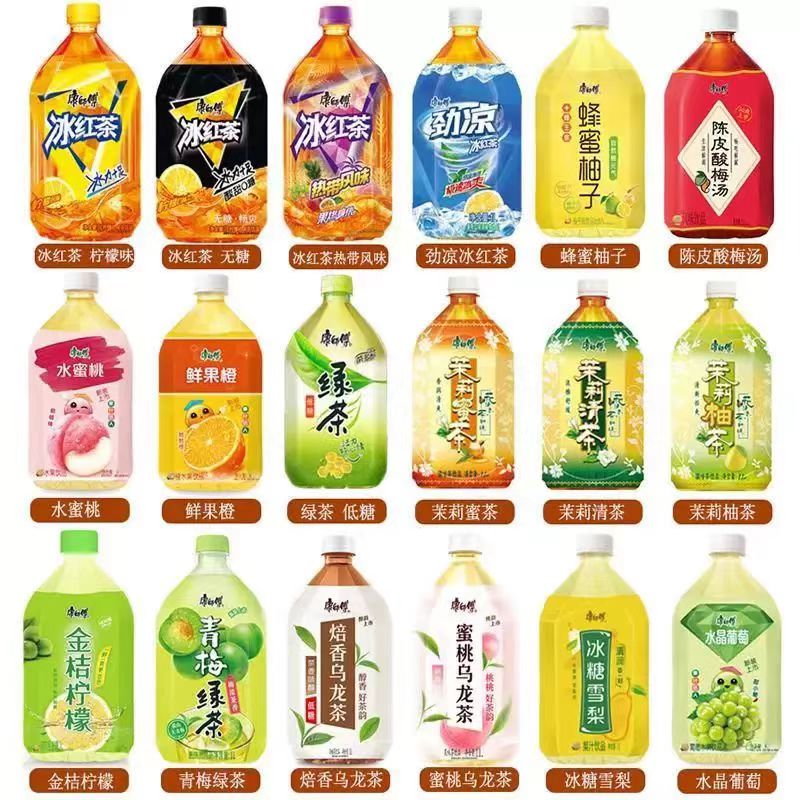 1瓶装 康师傅系列1000ml多种口味