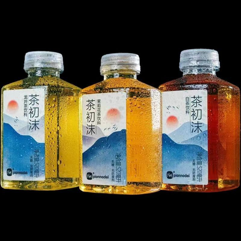 片断茉莉花茶白茶龙井茶饮料茶整箱片断0糖0添加初沫520ml无糖茶