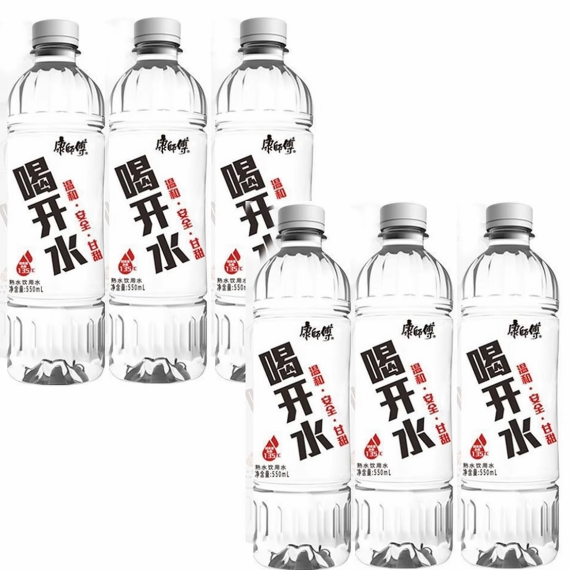 康师傅喝开水550ml