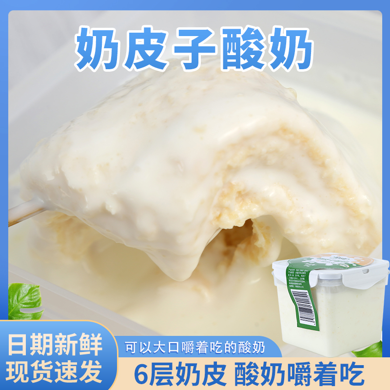 牧少主内蒙古鲜奶皮子酸奶8倍奶皮子酸奶plus