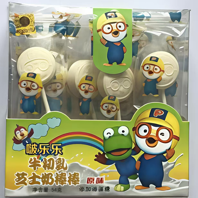 【啵乐乐小企鹅奶酪棒12支】儿童零食添加奶酪粉甄选优质奶源食