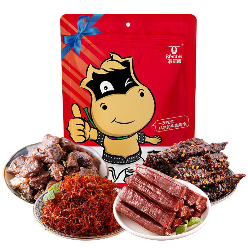 【科尔沁牛肉零食大礼包580g】休闲零食内蒙特产
