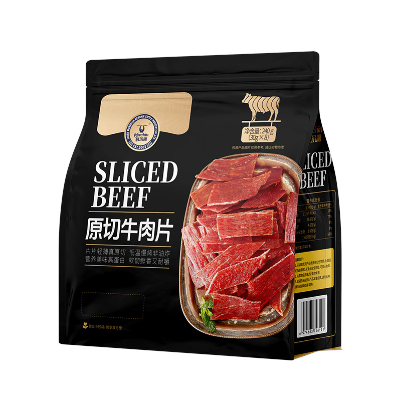 【科尔沁原切牛肉240g原味】休闲办公室解馋零食