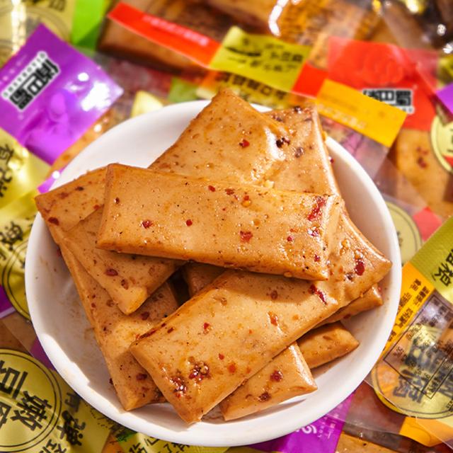 【俏巴蜀嫩豆腐到手50包】即食豆腐有弹劲五香味麻辣味烧烤味泡椒
