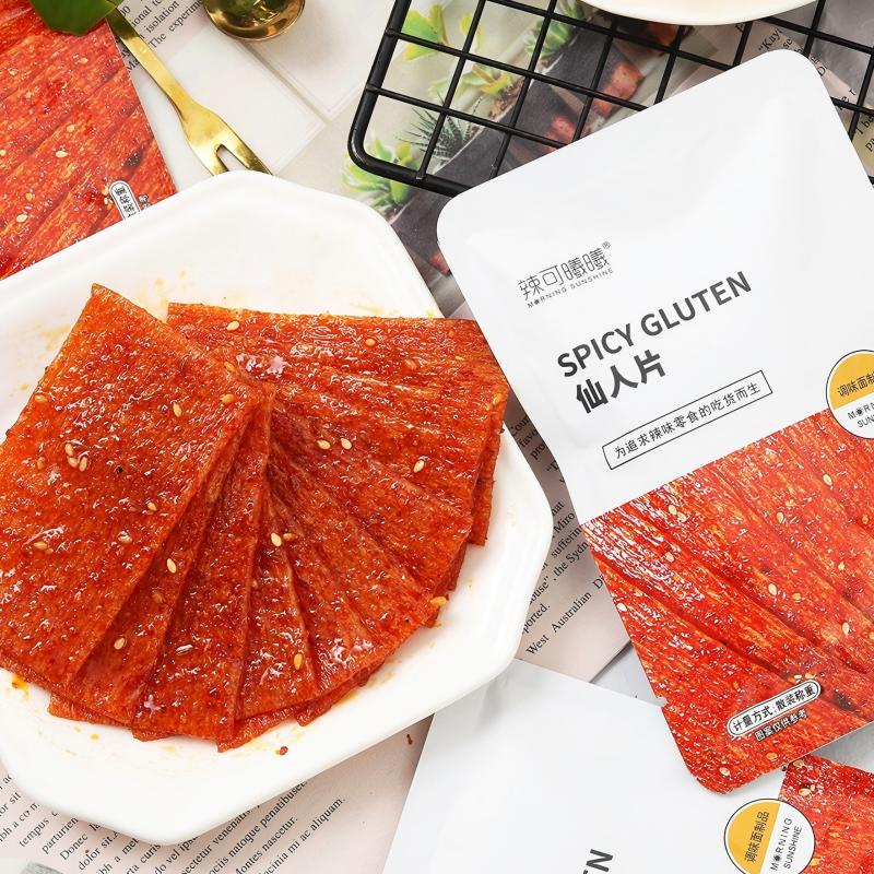 辣可曦曦-经典系列仙人片小包甜辣条片怀旧零食童年解馋