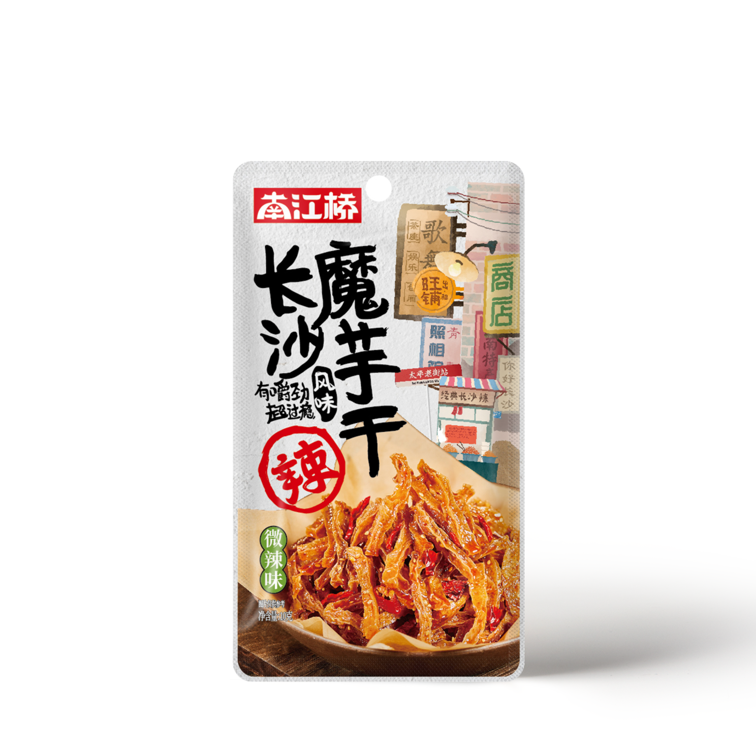 批发专享【南江桥魔芋干10g】休闲零食有嚼劲风味独特适合追剧
