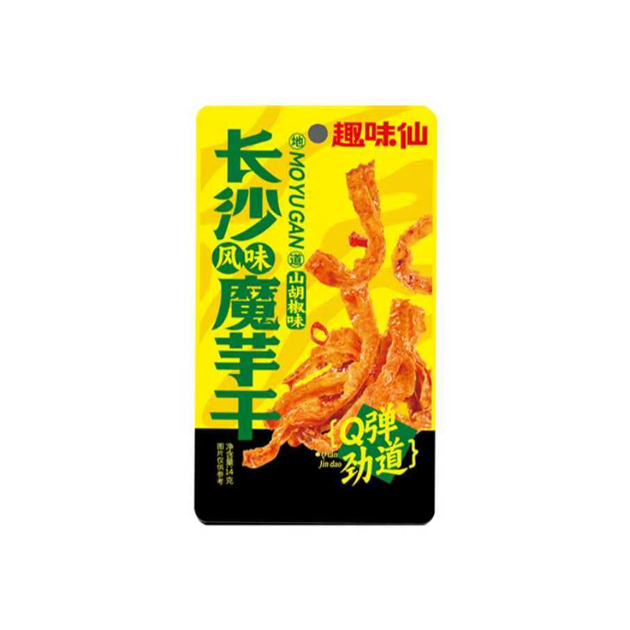控价【趣味仙长沙风味魔芋干山胡椒味】零食Q弹劲道解馋小吃休闲