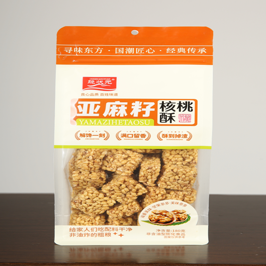 传统亚麻籽核桃酥酥脆休闲零食特产传统手工解馋中老年滋补糕点