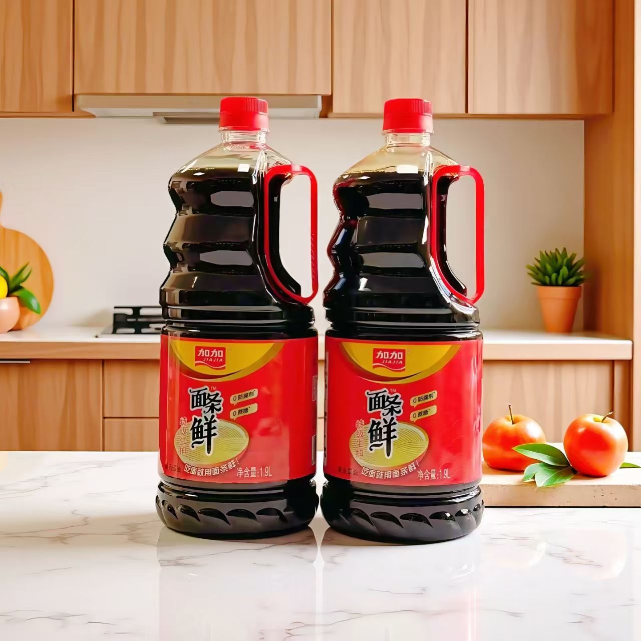【加加面条鲜1.9L】特级酱油家用厨房调味品