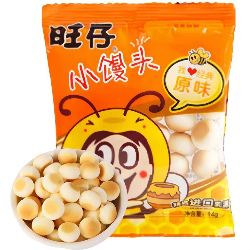旺仔小馒头(原味) 14g*180(2026.8.2 库存500)