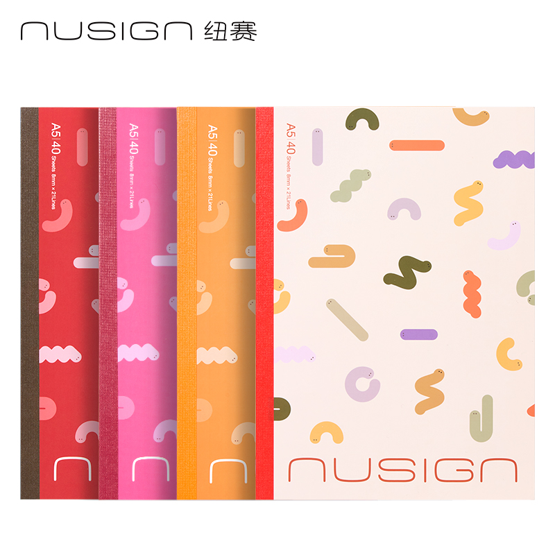 【NUSIGN纽赛A5笔记本40页】创意便携记事本学生办公随身记录本