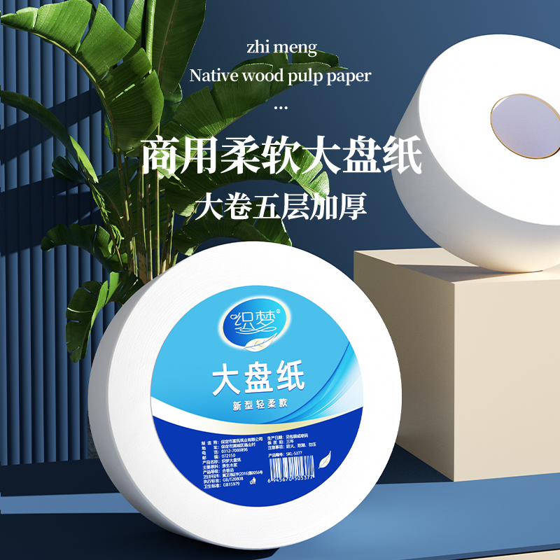 12大卷纸整箱酒店大盘纸商务厕纸卫生间厕所纸巾家用卫生纸实惠