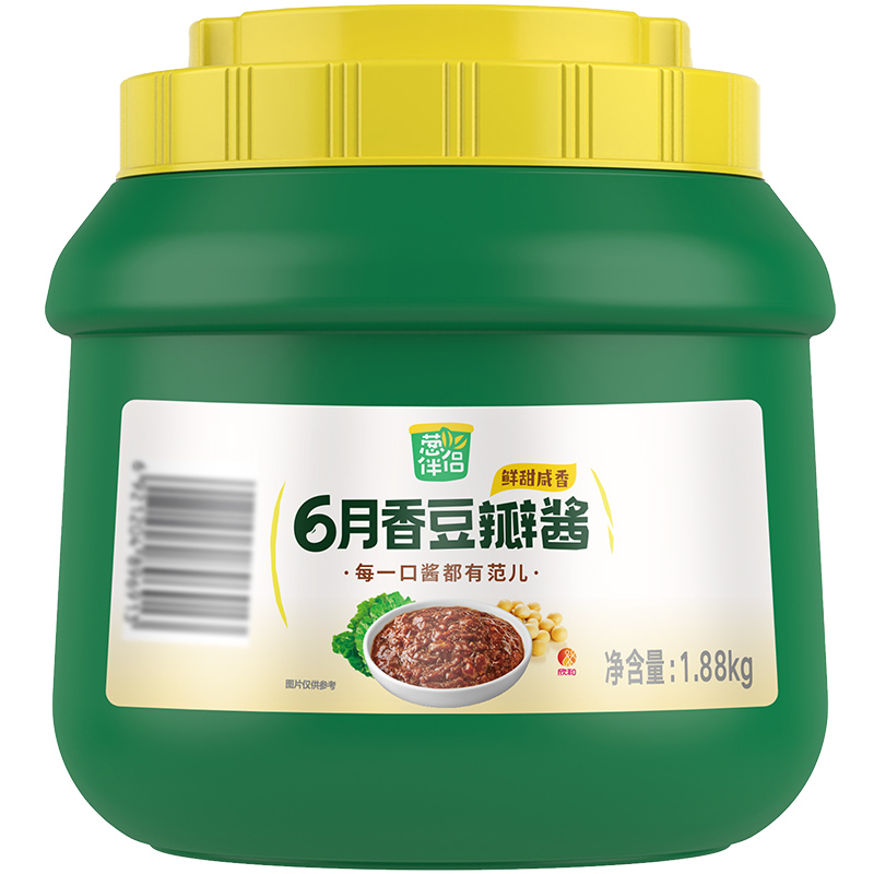 【葱伴侣6月香豆瓣酱1.88kg】调味酱鲜甜咸香家用拌饭拌面炒菜