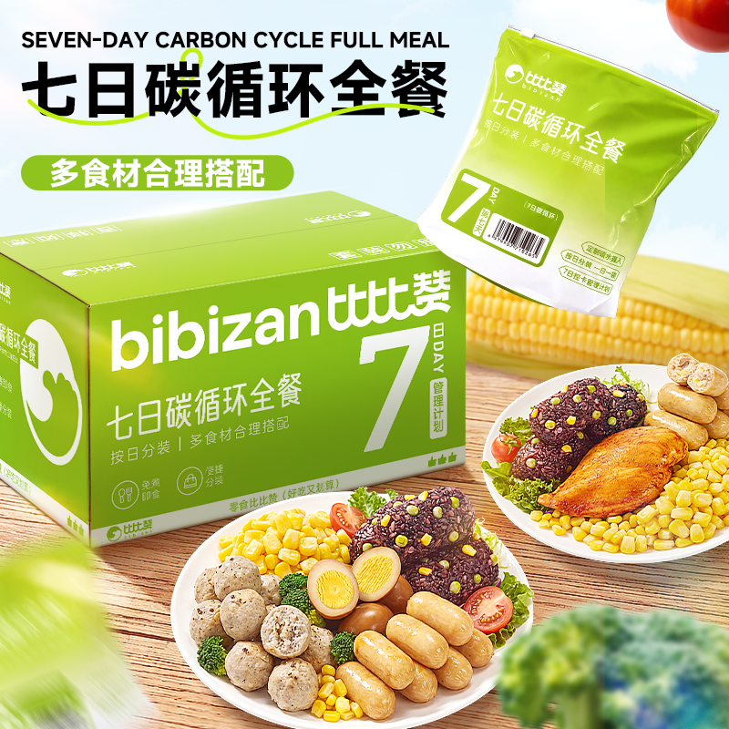 比比赞七日碳循环简餐-轻盈版定制