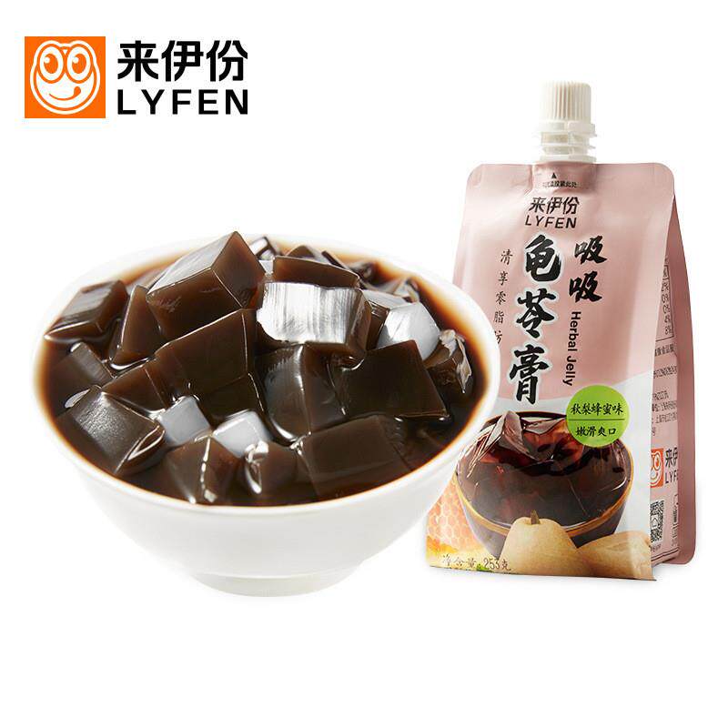 来伊份吸吸龟苓膏（秋梨蜂蜜味）253g*5包
